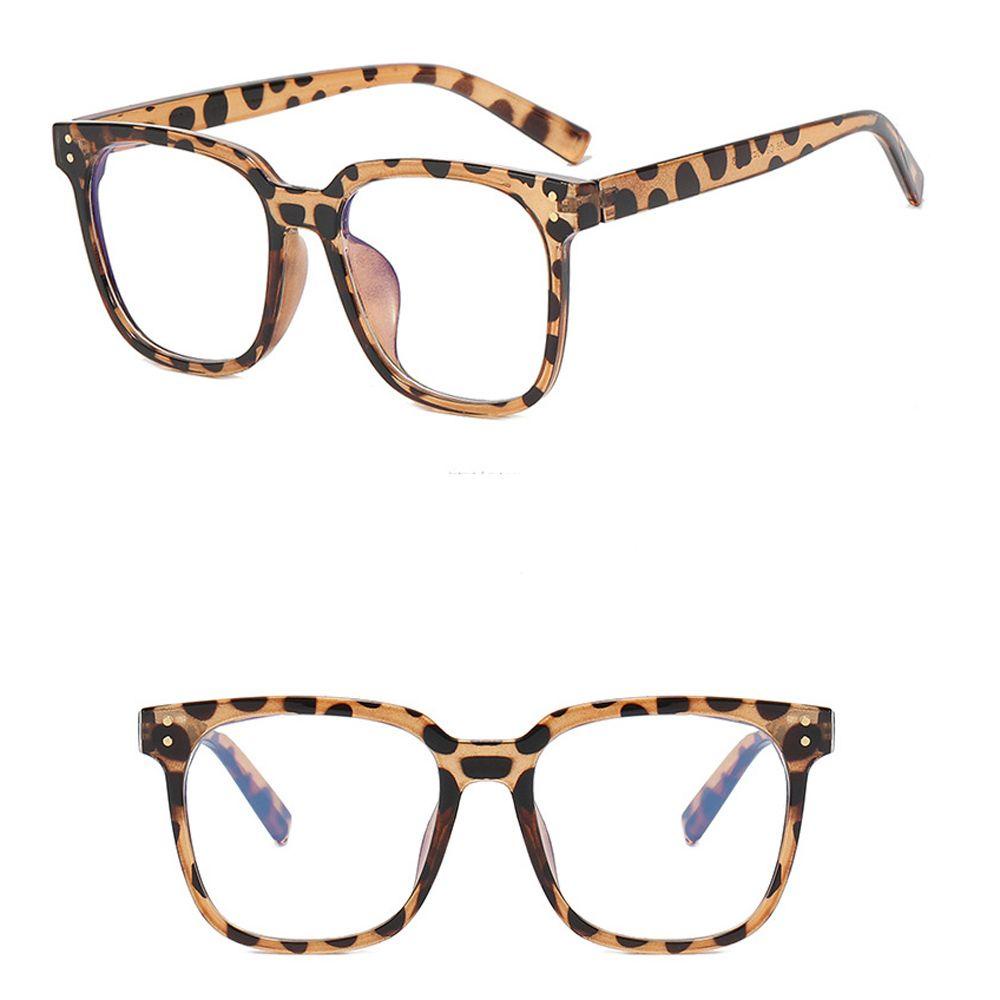 Mắt Kính VANES1 Chống Ánh Sáng Xanh In Họa Tiết Da Báo Phong Cách Vintage Cho Nam