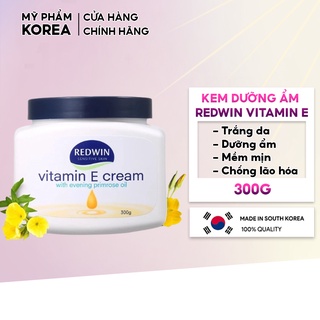 Kem dưỡng ẩm trắng da dưỡng thể REDWIN Vitamin E with evening primrose oil Úc 300g