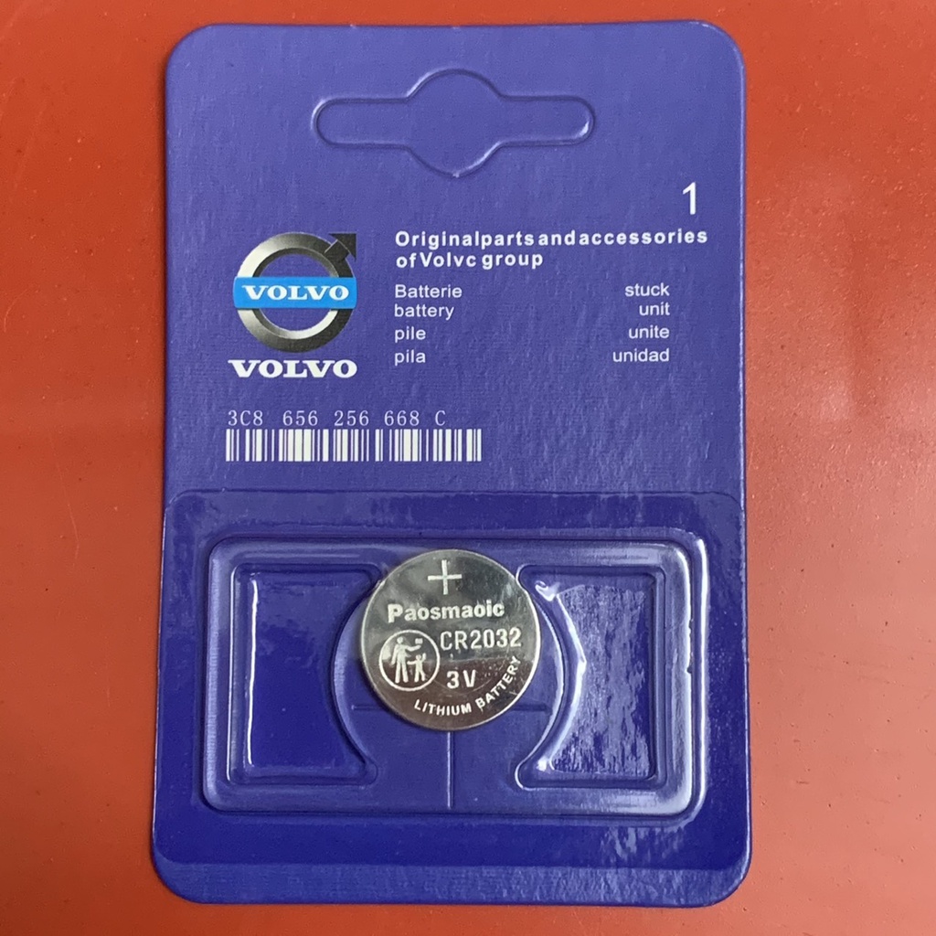 Pin Chìa Khóa Ô Tô Dòng Xe Volvo CR2430, CR2032