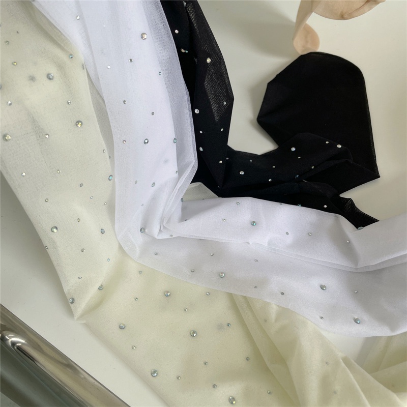 Xiangbao Quần Tất Lưới Đính Đá Pha Lê Quyến Rũ Cho Nữ