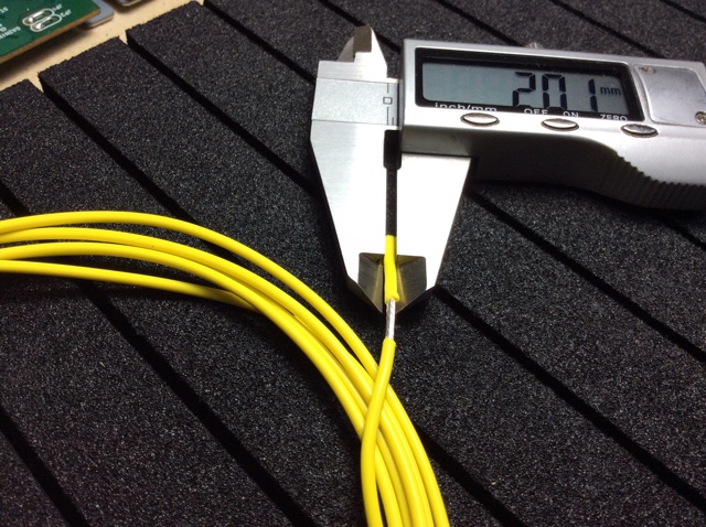 Dây teflon mạ bạc lõi lớn 1.3mm  , $made in USA$ .