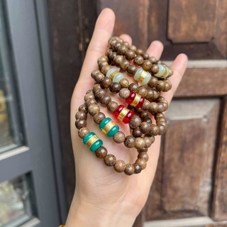 vòng tay trầm mix lu thống