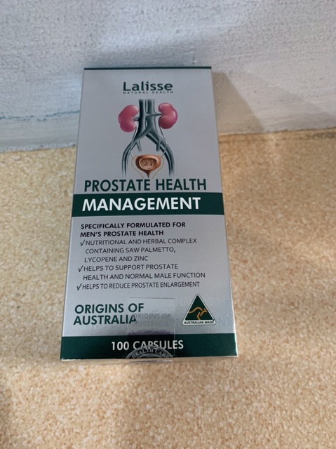 Viên uống hỗ trợ chức năng tuyến tiền liệt Lalisse Prostate Management của Úc 100 viên