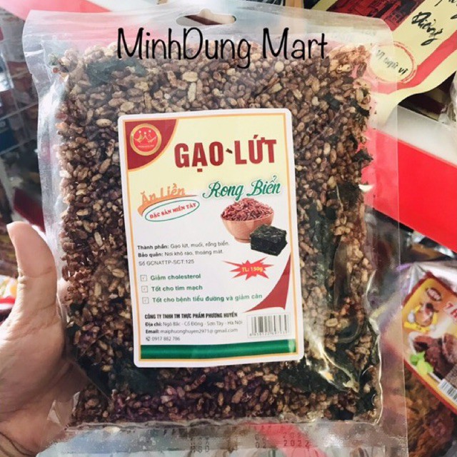 Gói gạo lứt sấy rong biển ăn liền 100/150g