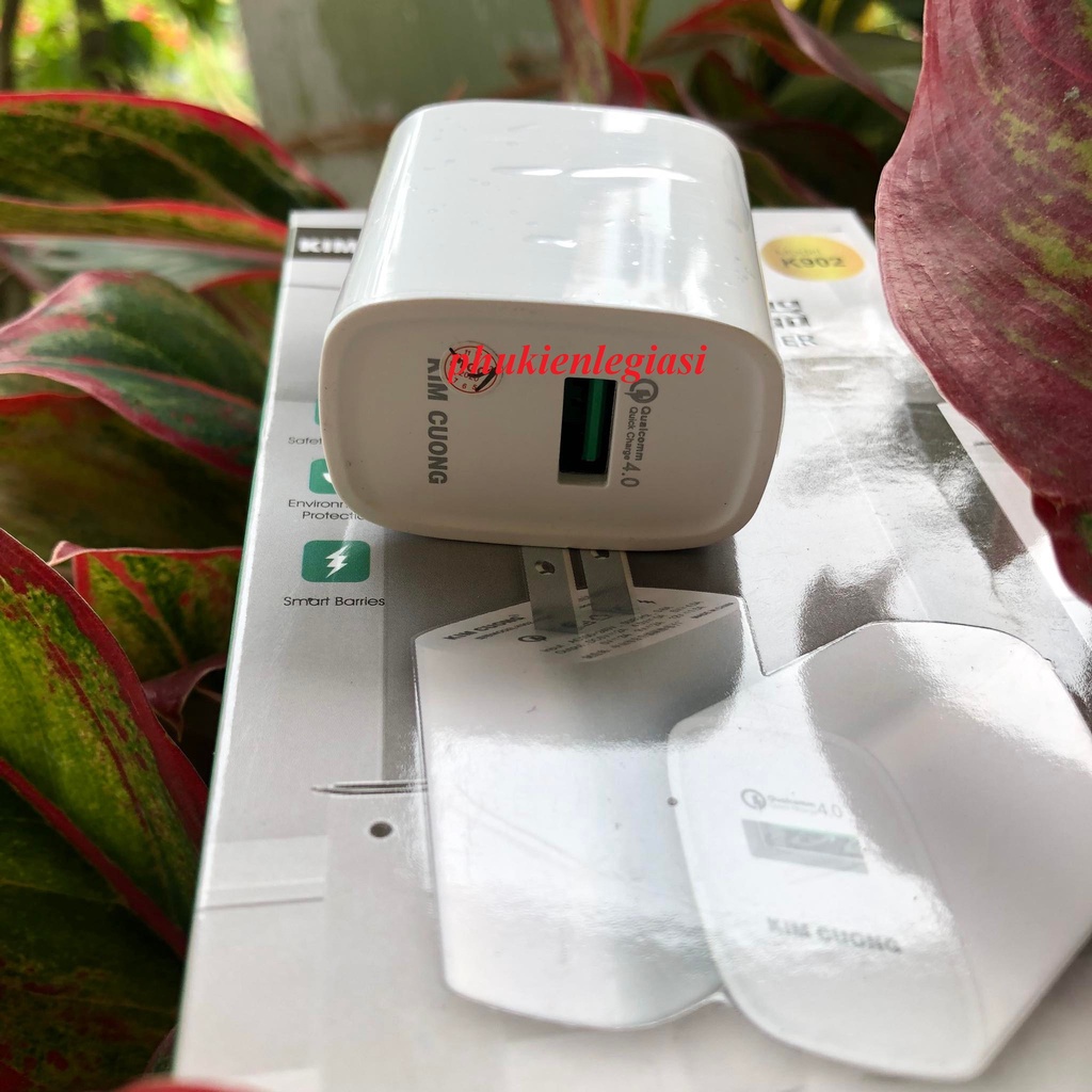 Cóc sạc nhanh Quick Charge 4.0 kim cương K902