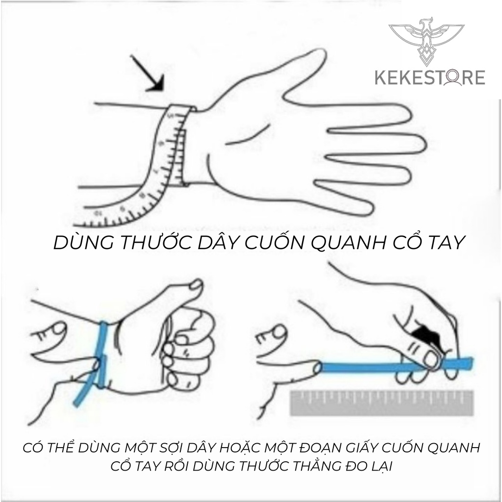 Vòng tay paracord thời trang thiêt kế riếng (ảnh KekeStore)