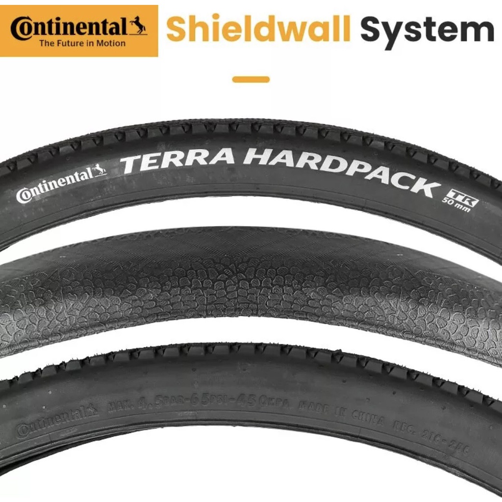 69bikeshop_VỎ CONTINENTAL TERRA HARDPACK SHIELDWALL LOẠI GẤP TUBELESS READY