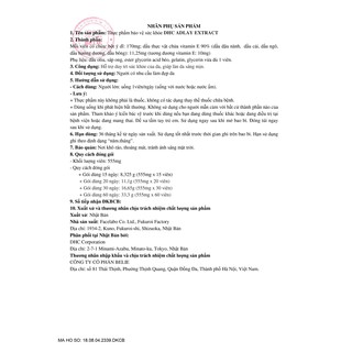 Viên Uống DHC Trắng Da