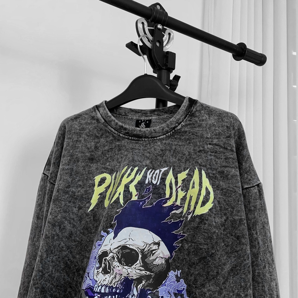 Áo Sweater OD Oversize Rocker, áo nỉ dài tay Unisex ODIN CLOTHING | BigBuy360 - bigbuy360.vn