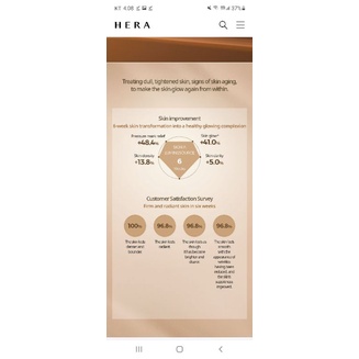 Date 2025 7ml Hera signia luminesource radiant ampoule huyết thanh tinh chất nâng cơ giảm nhăn chống lão