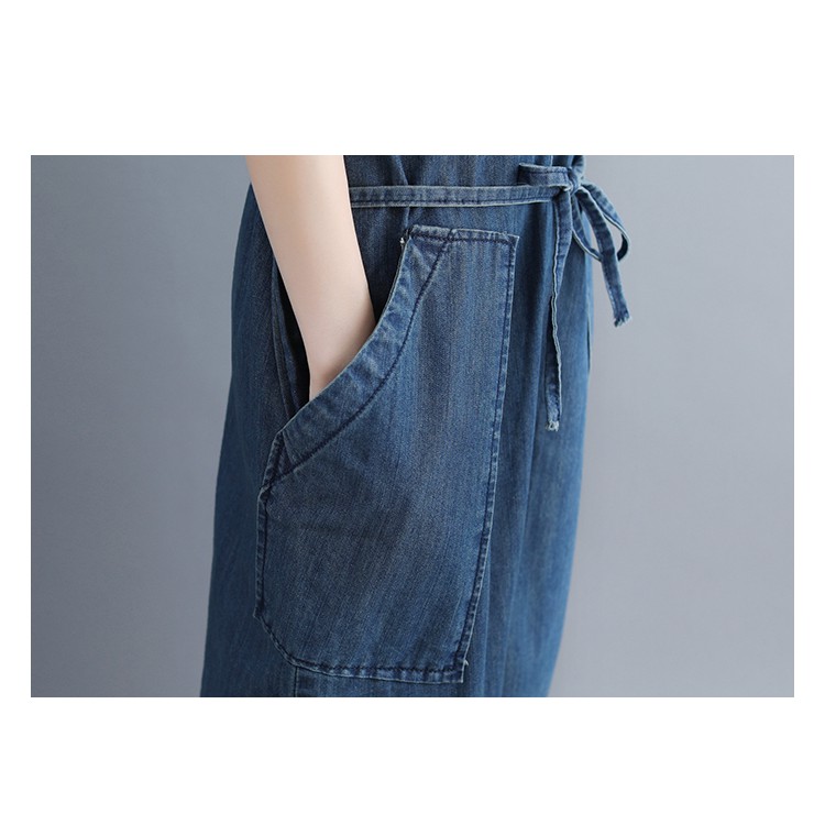 [ORDER] Yếm denim bigsize dáng trẻ trung (fit đến 90kg) | BigBuy360 - bigbuy360.vn