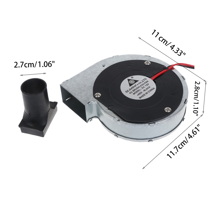Quạt Thổi Than Nướng BBQ Ngoài Trời Sử Dụng Điện DC 12V
