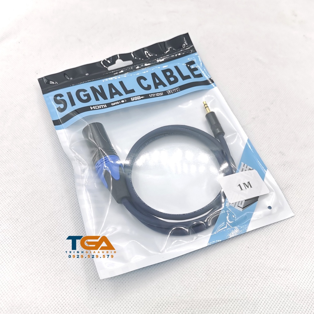 Dây 3.5 mm Ra Canon Đực