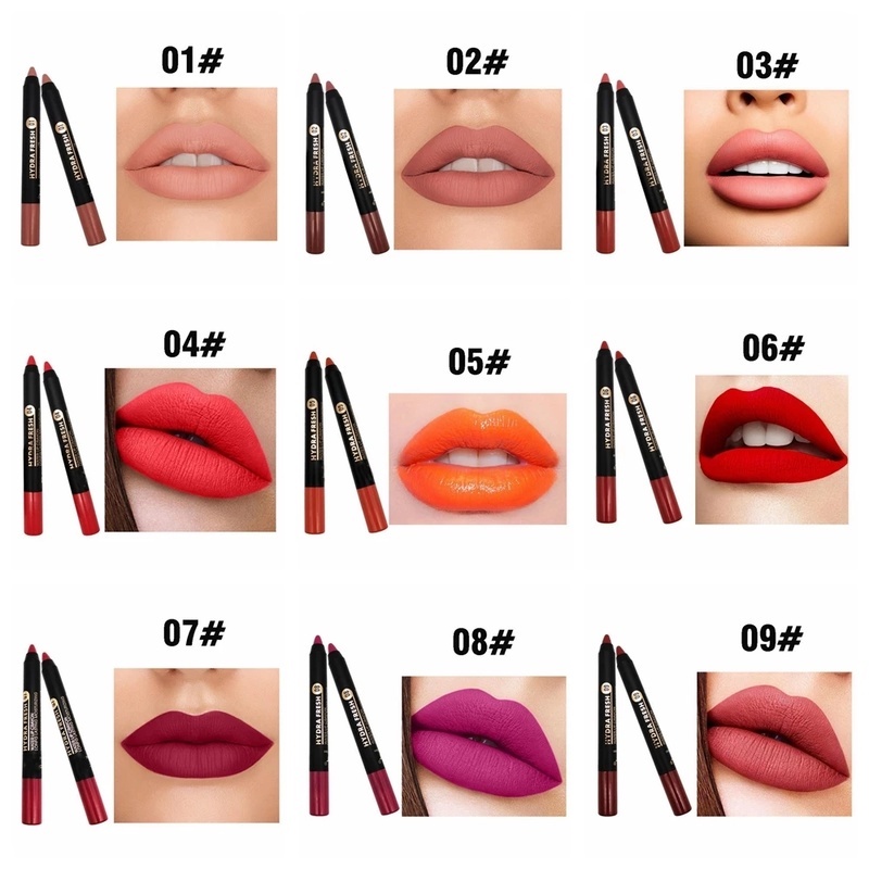 Son Lì / Bút Chì / Son Kem Lì Mịn Mượt Như Nhung Kháng Nước Chống Dính Cốc / Dưỡng Ẩm / Lâu Trôi