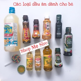 Dầu ăn cho bé ăn dặm
