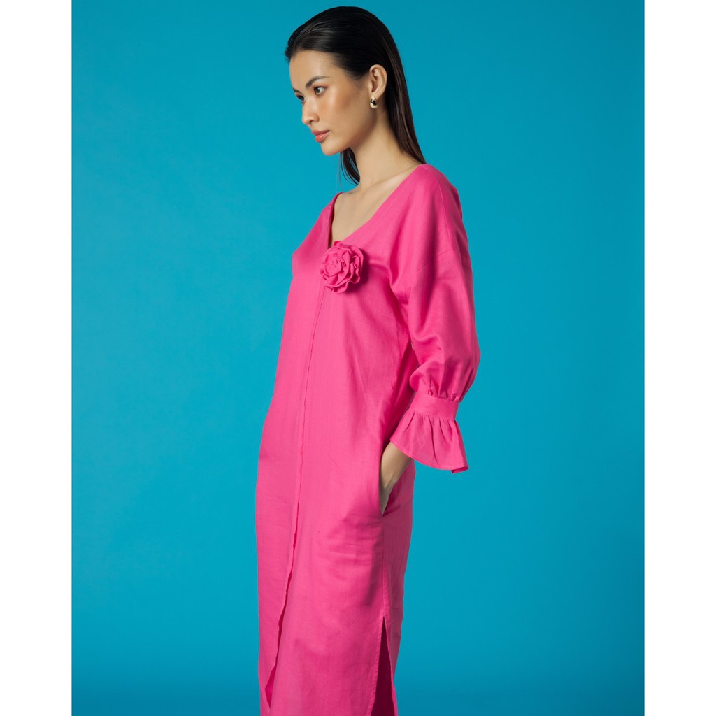 Đầm Linen Hồng F2 Fashion &amp; Freedom