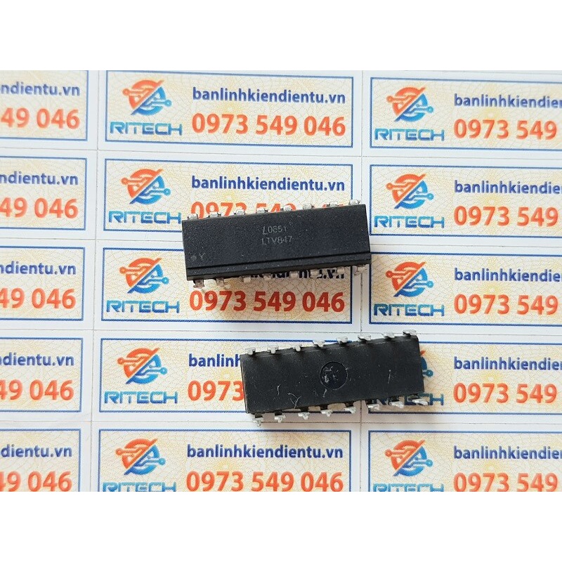 [Combo 3 chiếc] LTV847 DIP-16 IC Opto