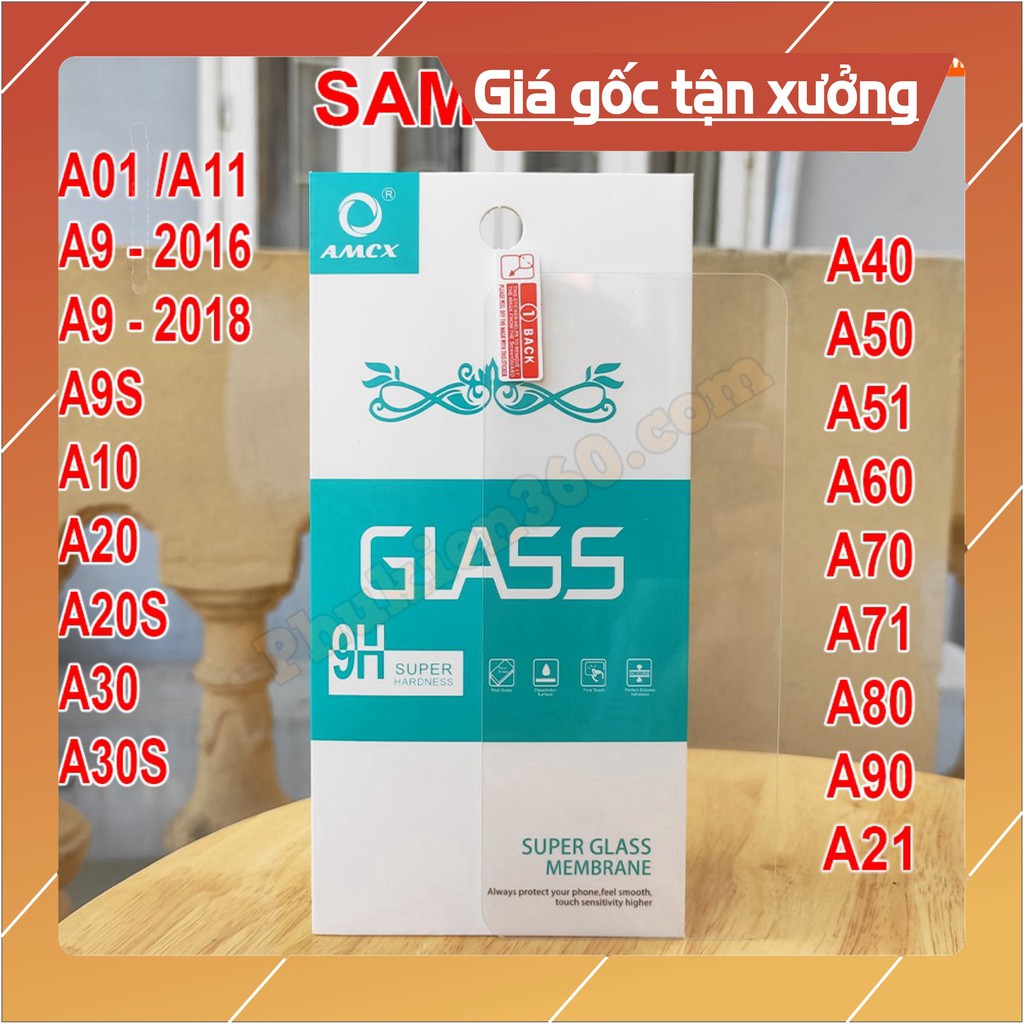 Kính Cường Lực Samsung 2.5D Trong Suốt A01,A9,A10,A10S,A11,A20,A20S,A21,A21S,A30,A30S,A40,A50,A50S,A51,A60,A70,A71,A80