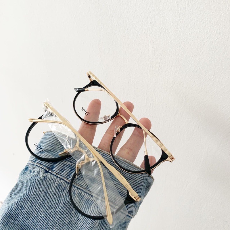 Gọng kính trứng mắt mèo tròn thời trang cho nam nữ - 6020 | BigBuy360 - bigbuy360.vn