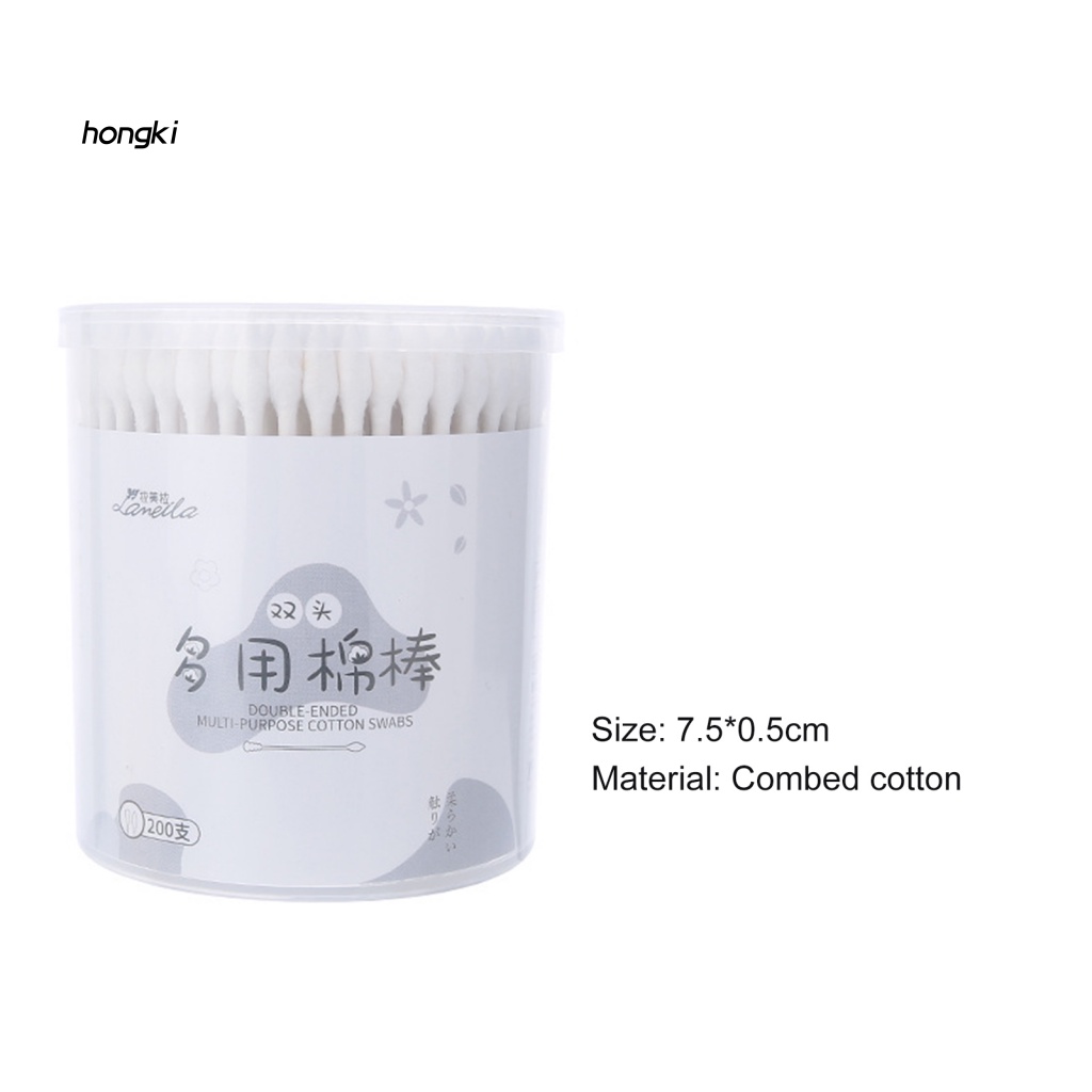 Hộp Tăm Bông Trang Điểm Hai Đầu Tiện Dụng