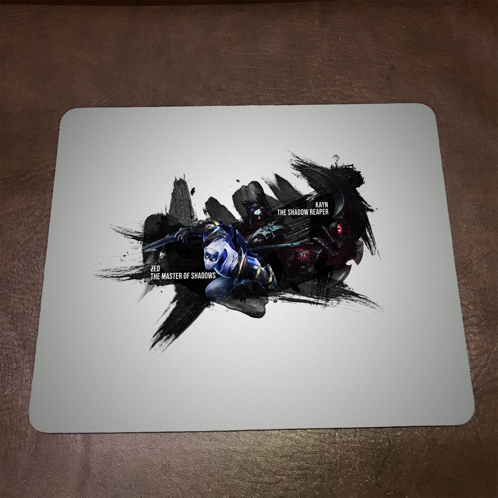 Lót chuột máy tính League of Legends KAYN - Mẫu 1 Mousepad cao su êm ái, nhận in theo yêu cầu