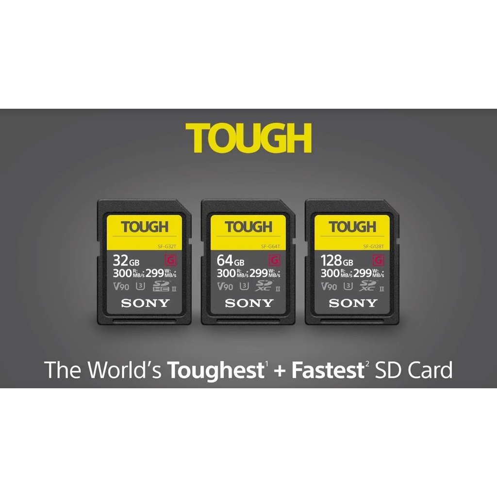 Thẻ nhớ Sony SDXC 64GB SF-G series TOUGH UHS-II 300MB/s
