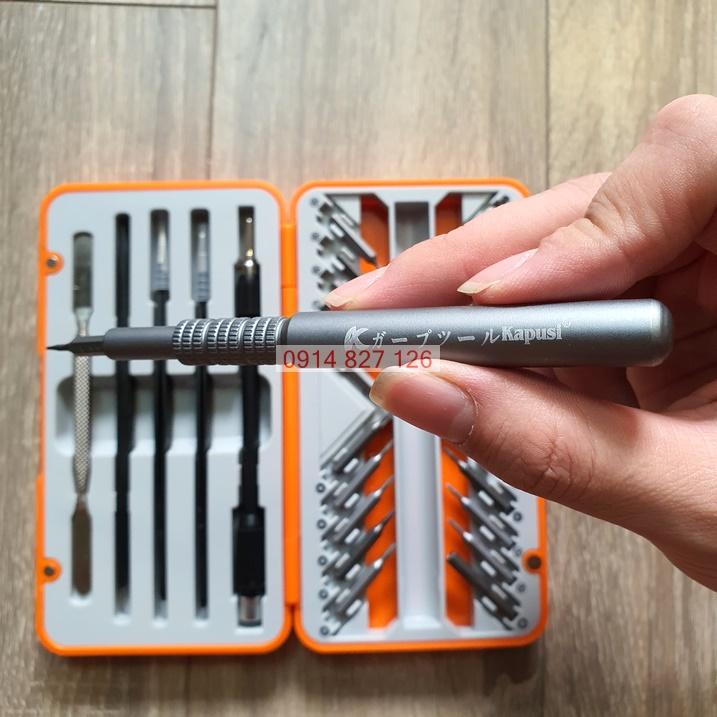 Bộ Tua Vít Đa Năng hãng Kapusi Nhật Bản 26 chi tiết sửa điện thoại iphone, laptop, BH 12 tháng, có tem chống hàng giả