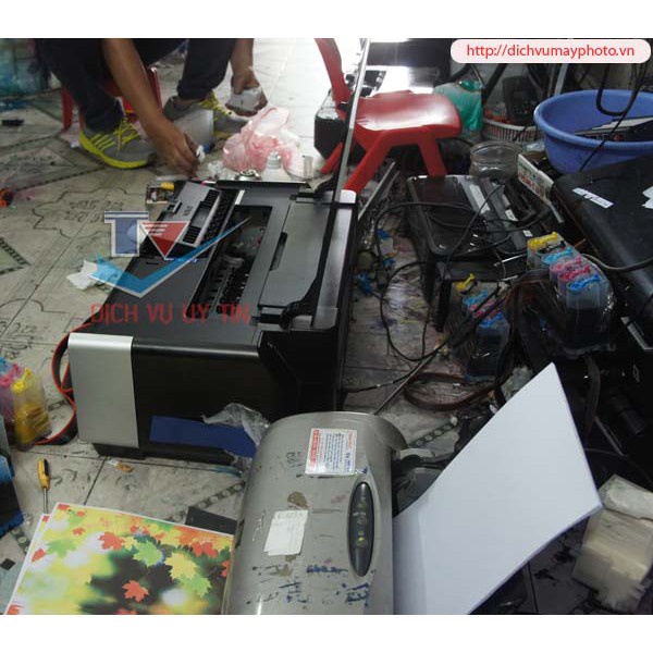 Main cụm cơ cụm bơm hút thước tròn thước dài máy in A3 canon Pro 100 9000