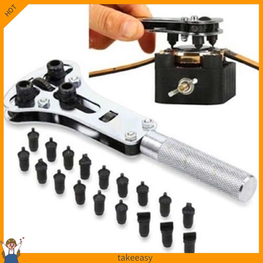 Cờ lê mở vỏ bọc đồng hồ đeo tay chống thấm nước điều chỉnh được thời trang