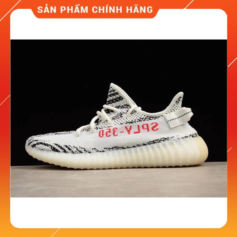 NEW Rẻ vô địch - >ẢNH THẬT-HÀNG THẬT< Giày sneaker Yz 350 V2 Zebra ngựa vằn nam nữ -Ax123 ◁