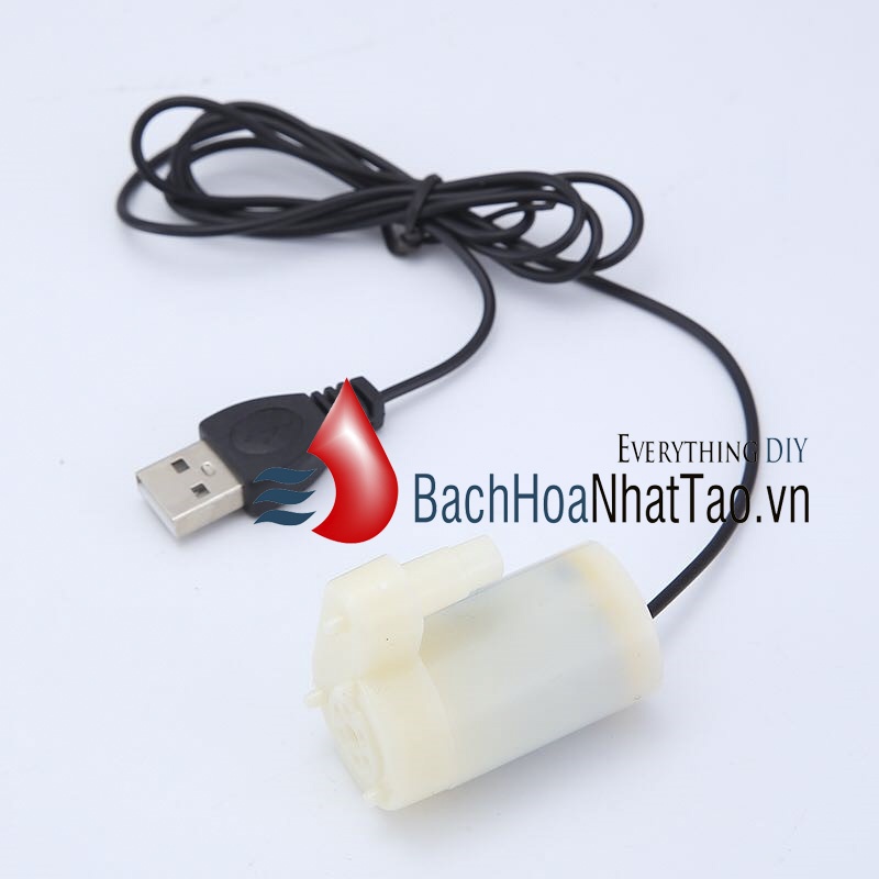 Động cơ bơm chìm mini USB 5V lưu lượng 1,6 lít / phút