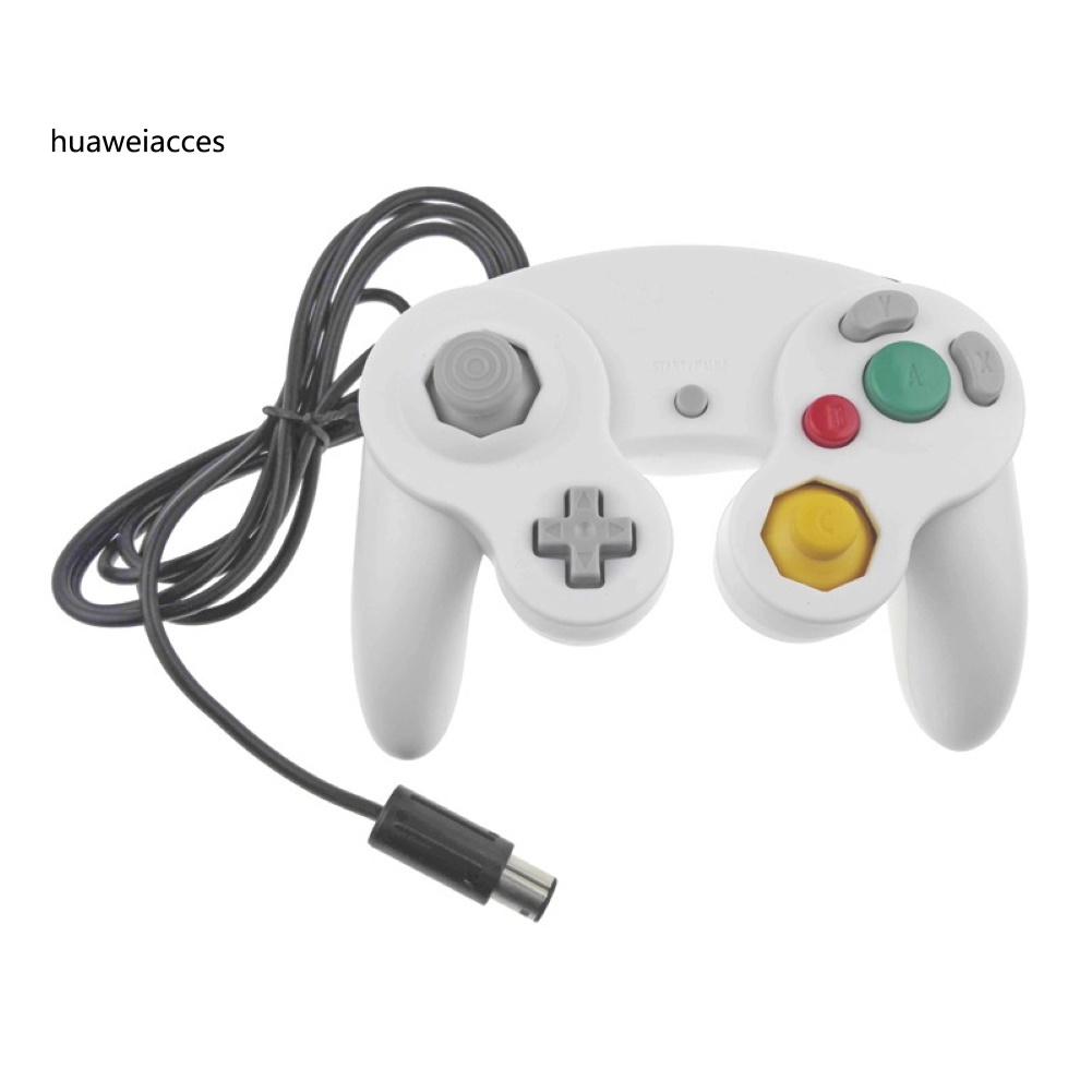 HUA-Wired Game Controller Gamepad Joystick for NGC Nintendo Game Cube Wii Console