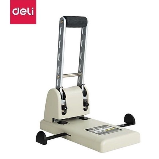 Máy đục lỗ Deli 0130 I Đục 2 lỗ 100 tờ / lần