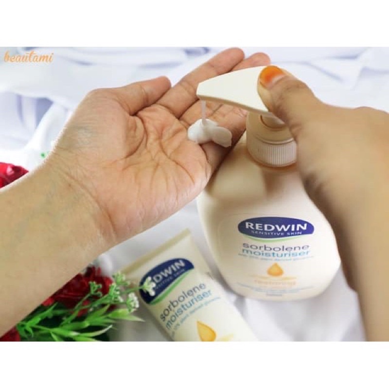 Kem dưỡng ẩm toàn thân  Redwin Sorbolene Moisturiser Restoring With Vitamin E Úc