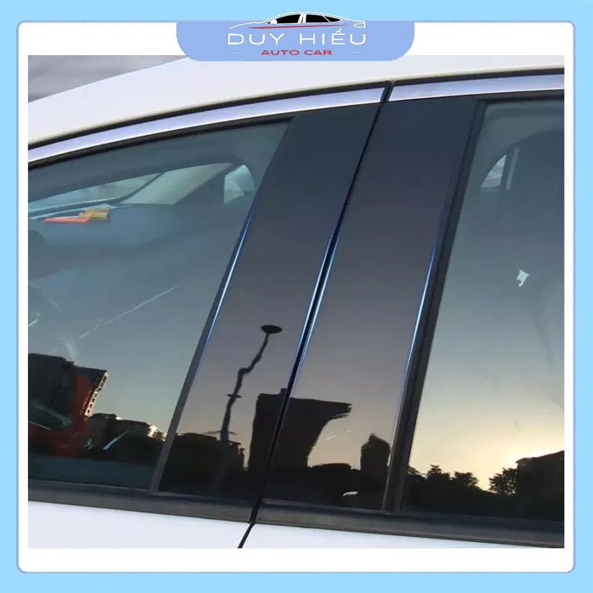 Ốp Bóng Trụ Cửa Ô tô Hyundai Elantra 2021-2023 đen bóng như gương