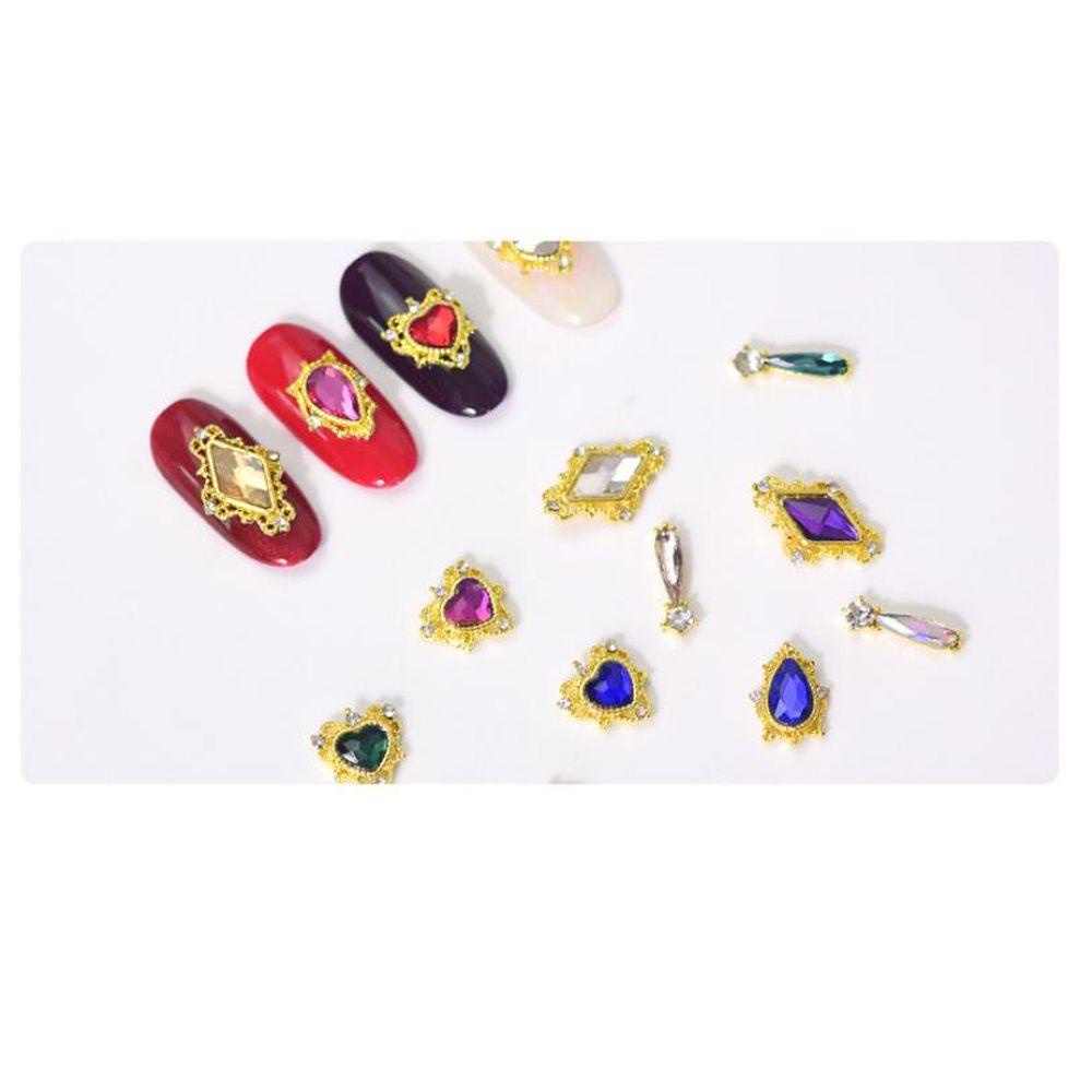 ❦Tôi❦ Trái Tim Thả|Miếng Dán Trang Trí Móng Tay Nghệ Thuật DIY Mới