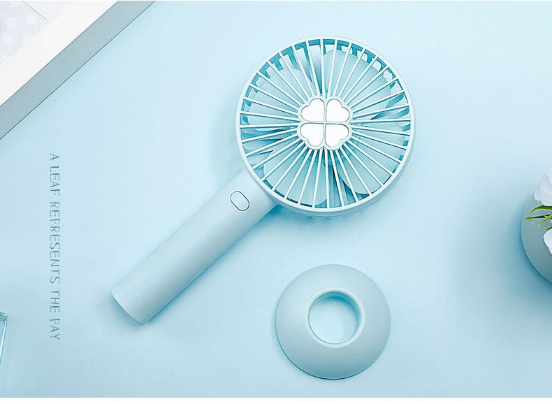 Quạt Mini Cầm Tay Du Lịch Có Pin Sạc Tích Điện Tuỳ Chỉnh 3 Cấp Độ Siêu Mát (Nhiều