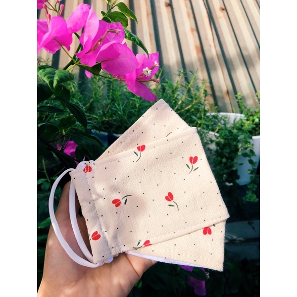 KHẨU TRANG VẢI 3D HOA NHÍ HANDMADE kèm ảnh và video | BigBuy360 - bigbuy360.vn