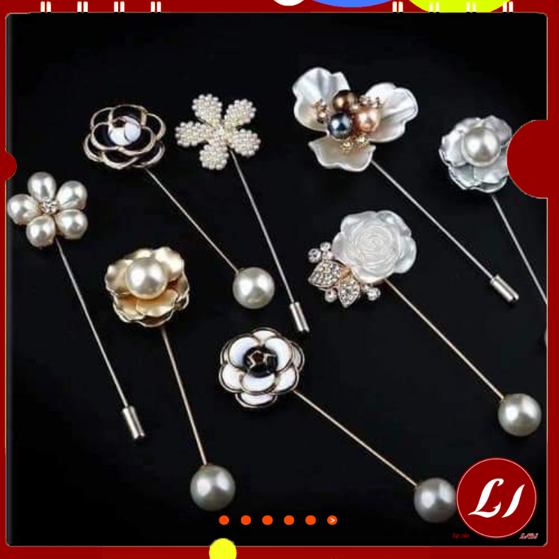 SET 8 TRÂM CÀI ÁO siêu xinh, tiện lợi, ghim cài áo