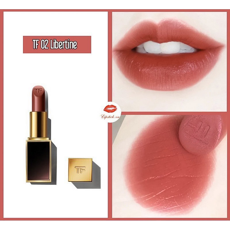 Son Tomford Lip Color Matte, Tomford Lipstick Ruby Rush 07 Vỏ Đen Hàng Chính Hãng Có Bill Full Size