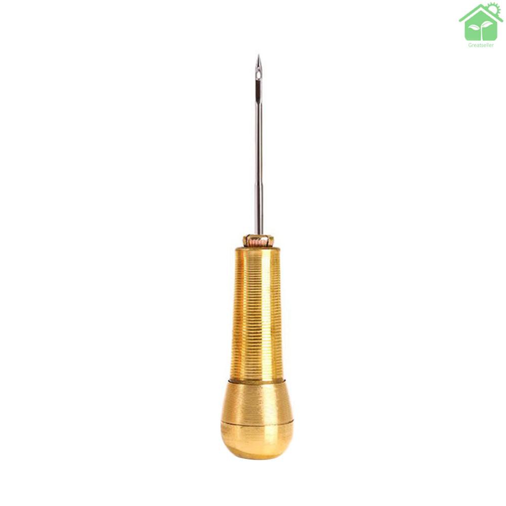 Set 4 Kim Khâu Đồ Da / Vải Canvas Có Tay Cầm Đồng