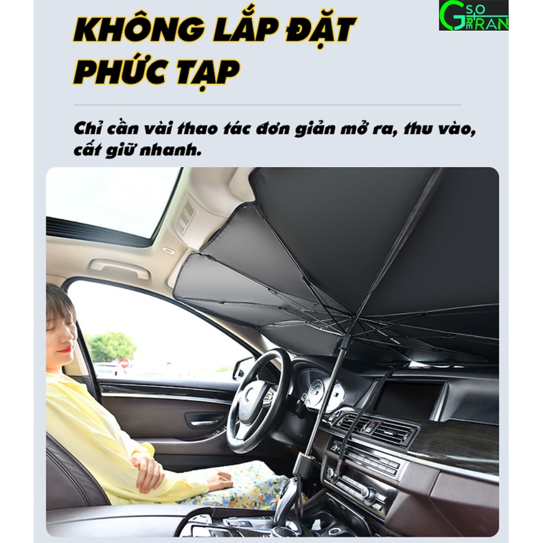 Ô Dù Che Nắng Kính Lái Xe Ô Tô Cao Cấp, Bảo Vệ Nội Thất Ô Tô – Dù Che Nắng Kính Lái Xe Hơi, Chống Tia UV