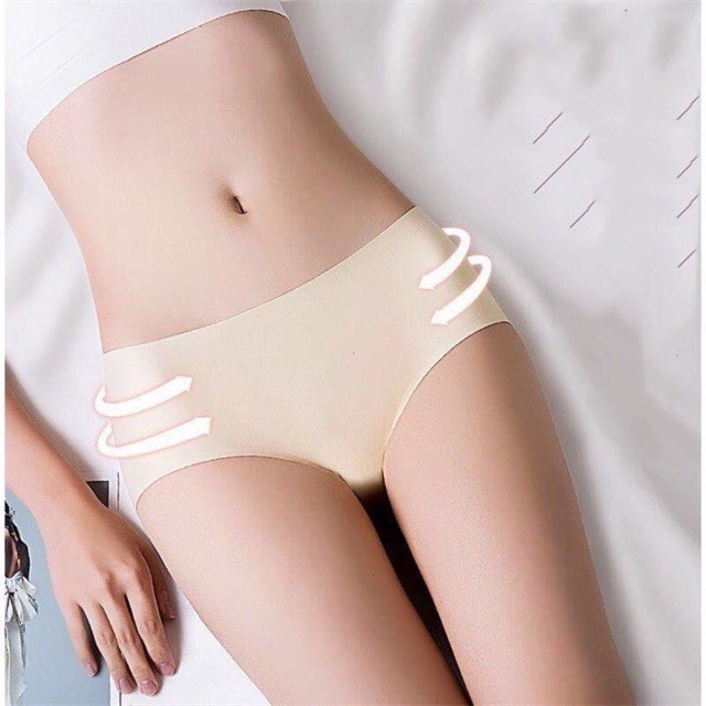 Quần lót nữ su đúc trơn không đường may cao cấp siêu mát có size QL10