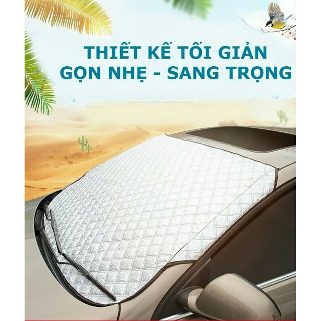 Bạt phủ kính lái 4 lớp PHỦ TRÁNG NHÔM chống gió chống trộm | BigBuy360 - bigbuy360.vn