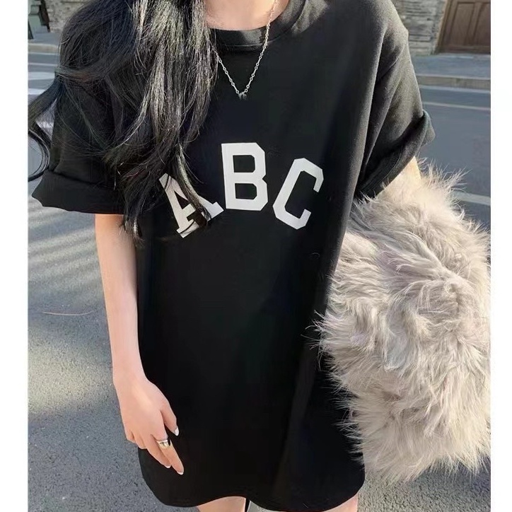 Áo Phông 3158 In chữ ABC 7 Nữ Nam, Áo Thun Tay Lỡ Oversize From Rộng Basic Chất Coton Thấm Hút Mồ Hôi - Thoyeufashion
