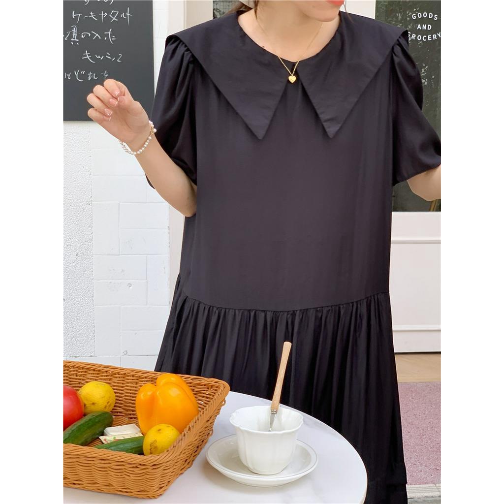 Đầm Dài Cổ Bẻ Thanh Lịch Phong Cách Retro 52581