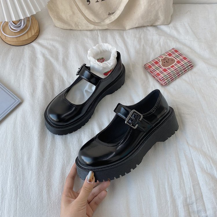 ulzzang Giày lolita phong cách vintage ulzzang thời trang | BigBuy360 - bigbuy360.vn