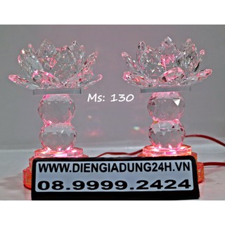 Đèn thờ pha lê cao cấp 130
