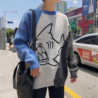 _Áo len nam cá mập .