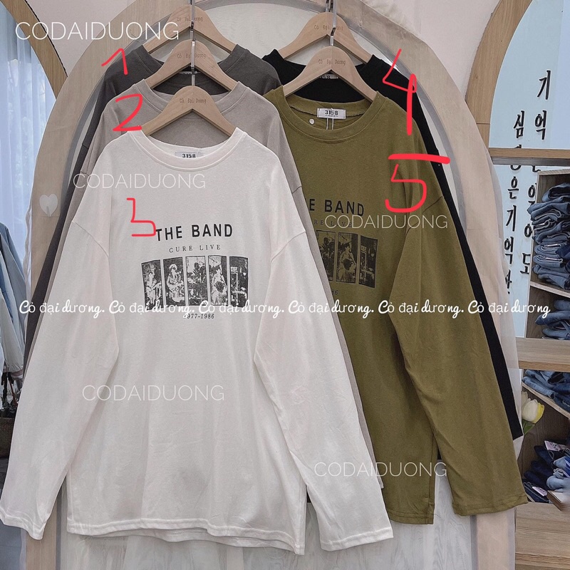 áo phông the band dài tay